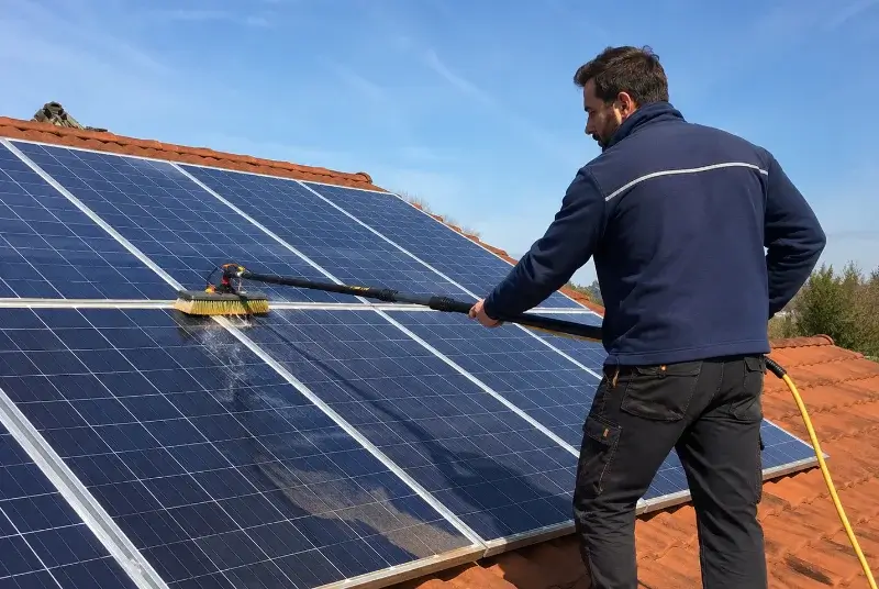 Nettoyage et entretien de panneaux solaires aux Billaux